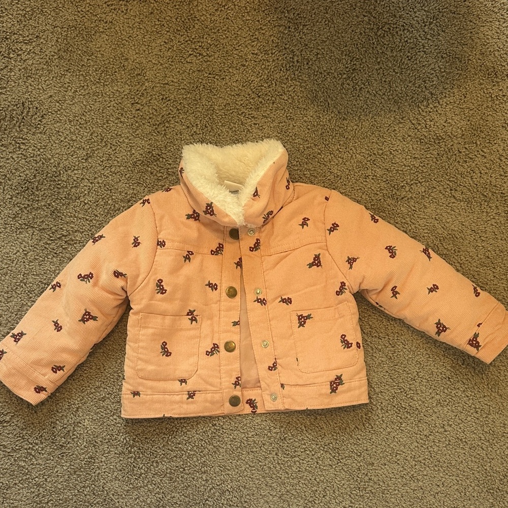 OshKosh B'gosh Light Pink Patterned Puffer Jacket